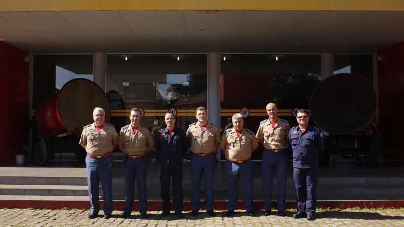 CBMSC visita o CBMRS