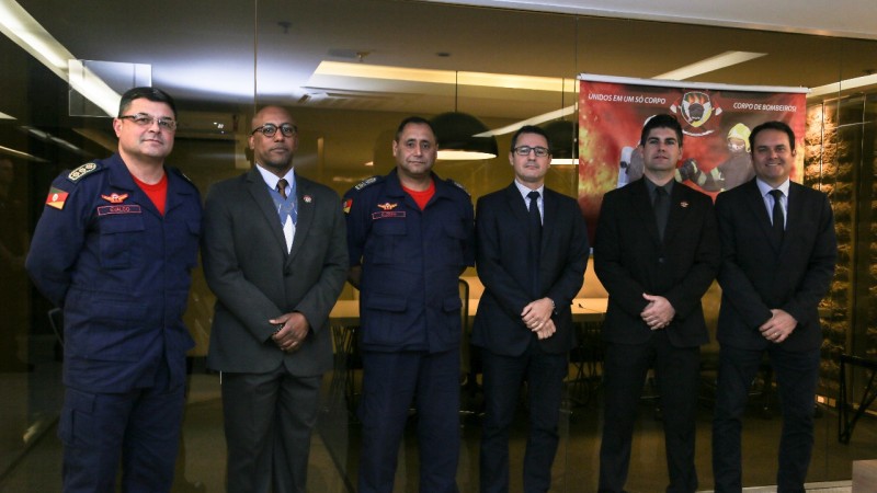Comandante-geral e secretário adjunto da SSP reúnem-se com ABERGS