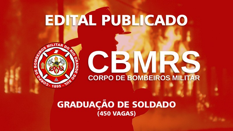 Inscrições abertas para Concurso CBMRS