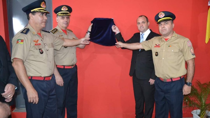 Inauguração da nova sede do Corpo de Bombeiros Militar de São Borja