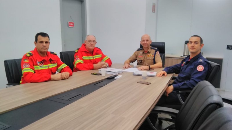 CBMRS recebe Bombeiros Voluntários de Eldorado do Sul