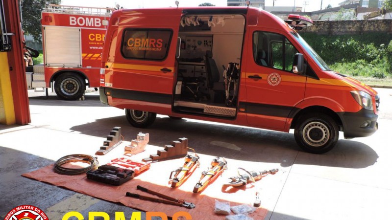 Corpo de Bombeiros Militar de Carazinho recebe Viatura