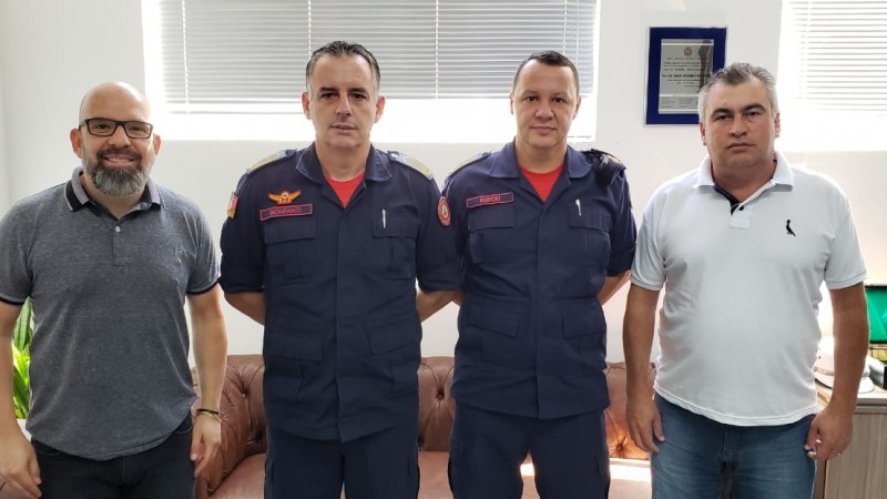 Comando-Geral do CBMRS recebe Prefeito de Taquara