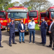 Governador do Estado entrega viaturas e equipamentos ao CBMRS