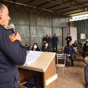 CBMRS doa caminhão de combate a incêndio aos Bombeiros Voluntários de Santo Cristo