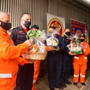 CBMRS doa caminhão de combate a incêndio aos Bombeiros Voluntários de Santo Cristo