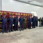 CBMRS entregou um caminhão Auto Busca Salvamento e um Auto Bomba Tanque ao 2º e 9º BBM.