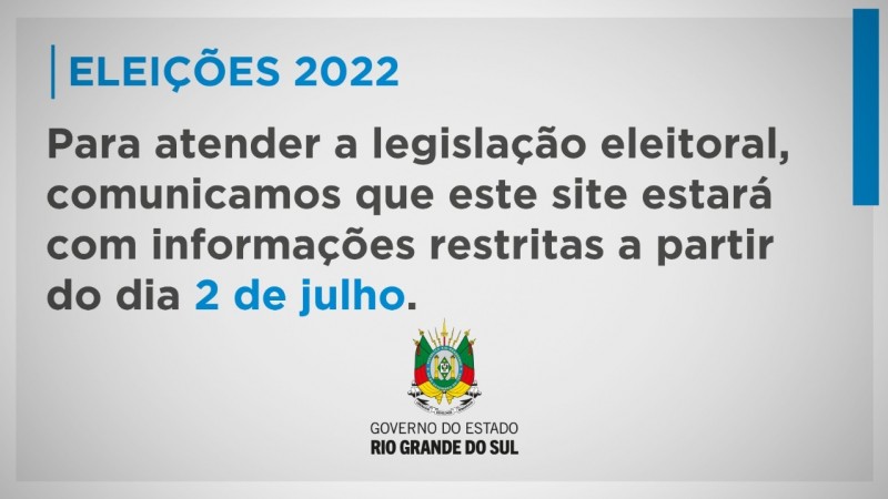 CBMRS restringe publicação de notícias e inativa temporariamente redes sociais para atender período eleitoral a partir de 2/7