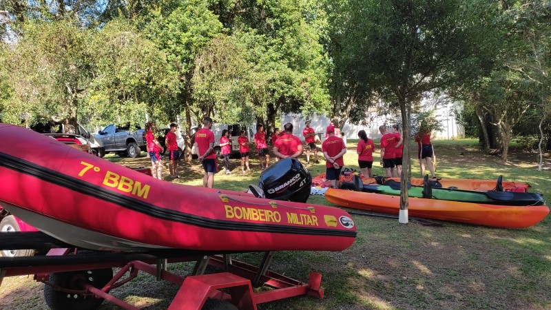 CBMRS ministra treinamento ao SCAB de Serafina Correa