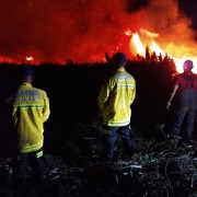 CBMRS atua há mais de 90 horas em combate a incêndio em vegetação em São Borja
