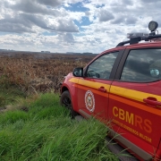 CBMRS atua há mais de 90 horas em combate a incêndio em vegetação em São Borja
