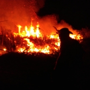 CBMRS atua há mais de 90 horas em combate a incêndio em vegetação em São Borja
