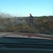 CBMRS atua há mais de 90 horas em combate a incêndio em vegetação em São Borja
