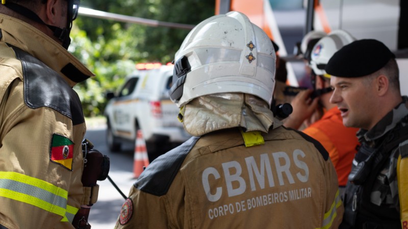 Simulado mobilizou forças da Segurança e da Saúde em Porto Alegre.