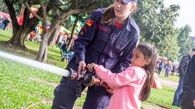 CBMRS idealizou o evento, totalmente gratuito, quando todos puderam aproveitar diversas atividades