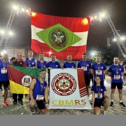 Equipe do CBMRS na Corrida do Fogo do CBMSC