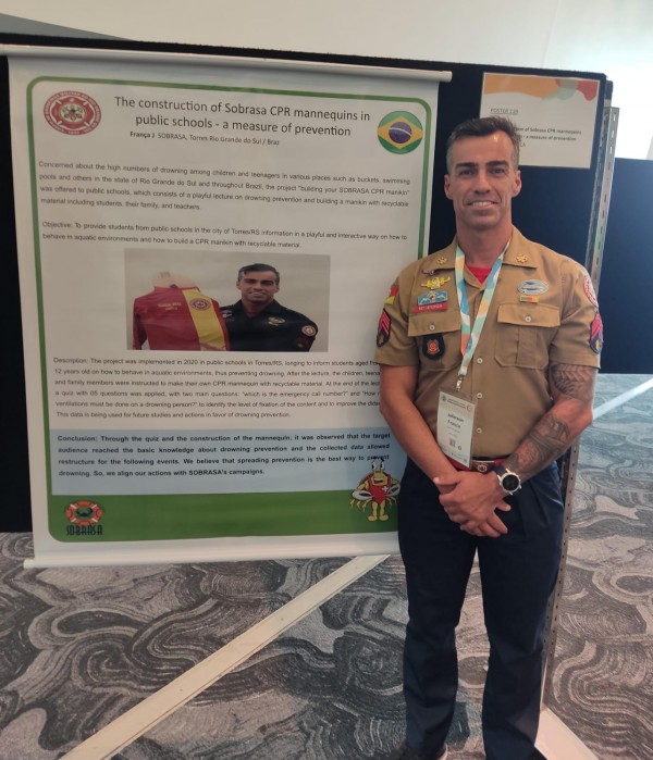 Sargento França na World Conference on Drowning Prevention