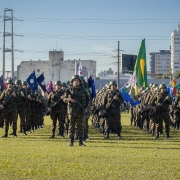 Formatura no Dia do Exército