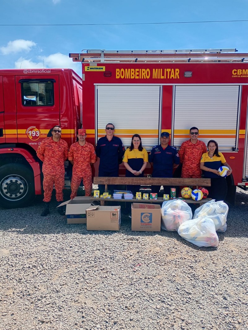 CBMRS realiza a&ccedil;&atilde;o solid&aacute;ria na Rota do Sol