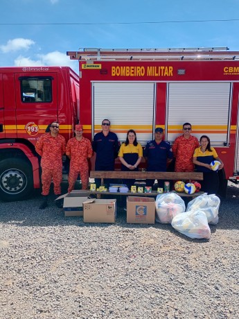 CBMRS realiza a&ccedil;&atilde;o solid&aacute;ria na Rota do Sol