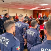 TJMRS realiza sessão solene em homenagem aos 131 anos do CBMRS